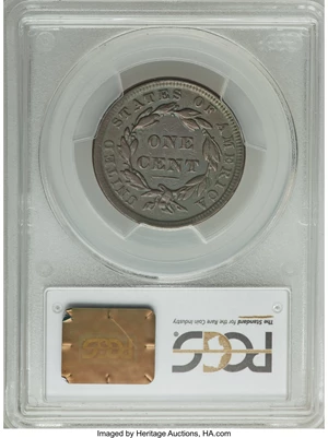 image for: 1839/6 1C Plain Cords, N-1, High R.3, VF30 PCGS....