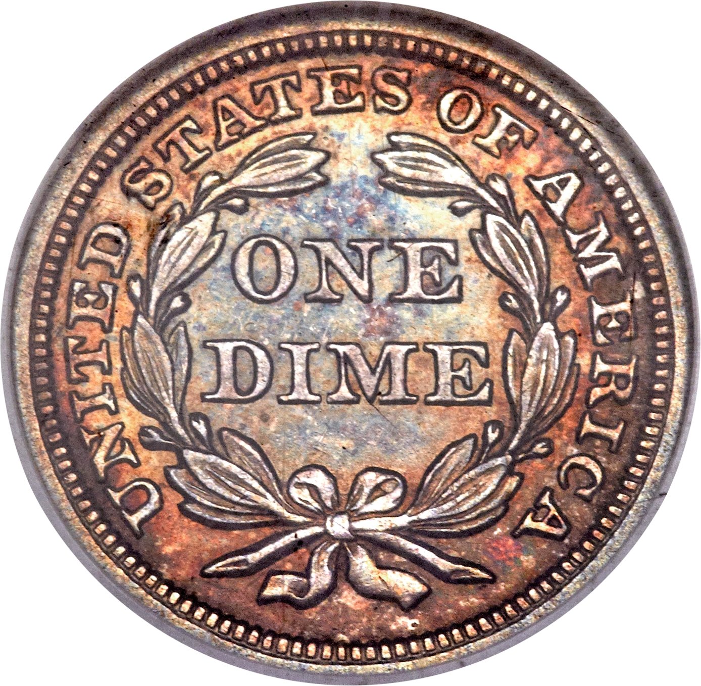 1844 10c AU53 thumbnail 12