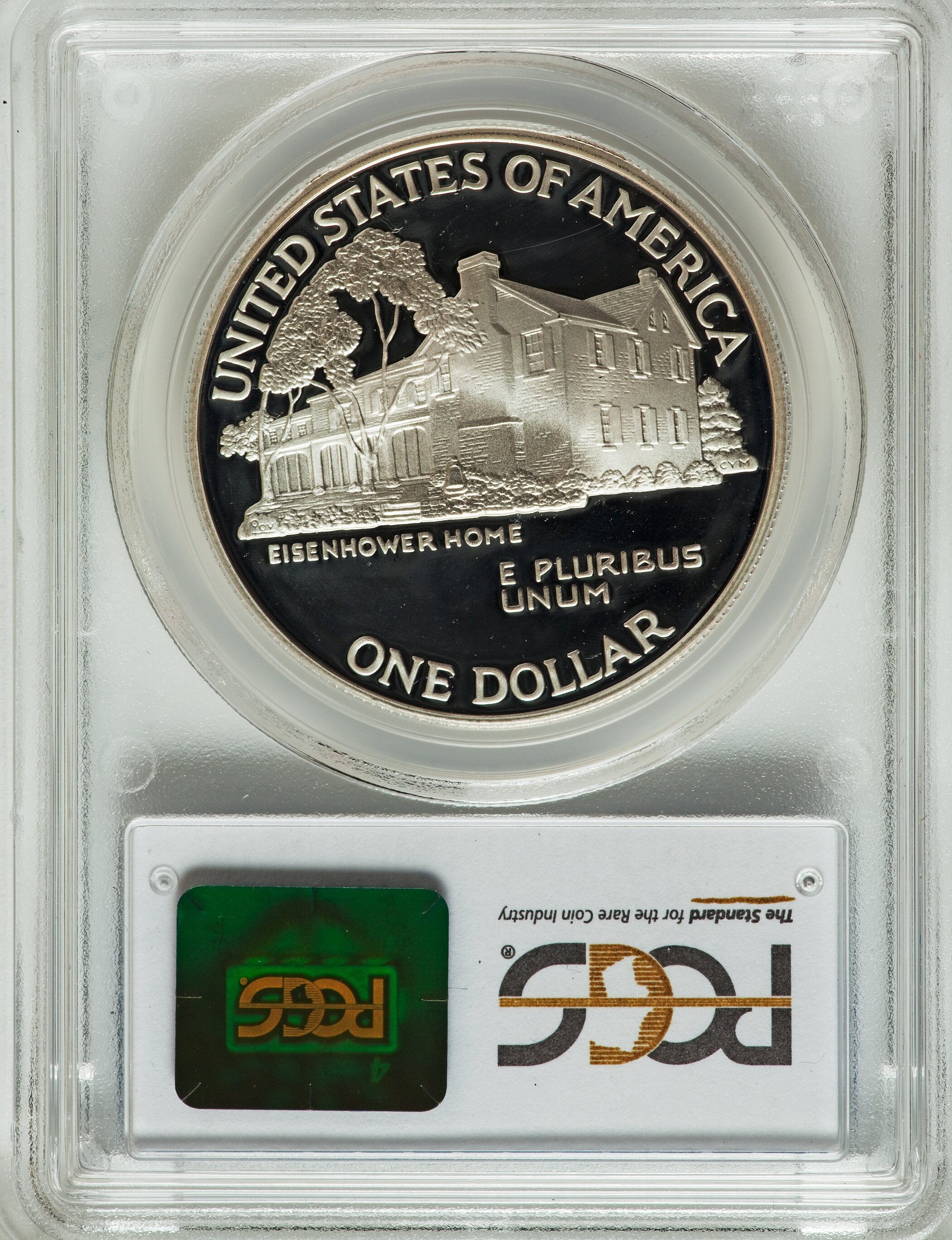 1990-P S$1 Eisenhower Centennial PR DCAM PR68 DCAM thumbnail 2