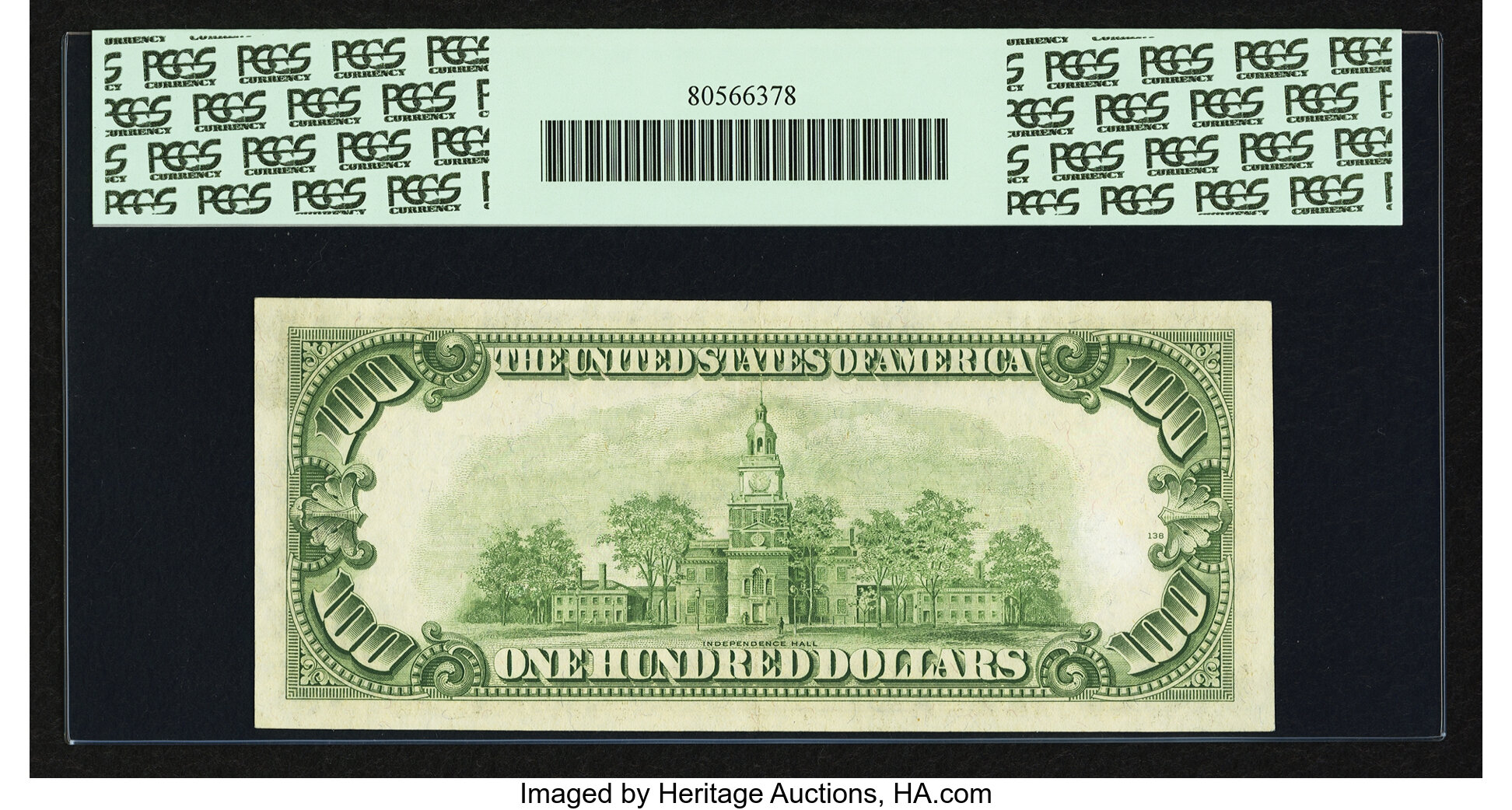 image for: Fr. 2160-B* $100 1950C Federal Reserve Star Note. PCGS Apparent Choice About New 55....