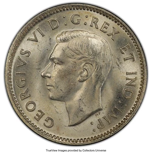 image for: George VI 10 Cents 1941 MS64+ PCGS