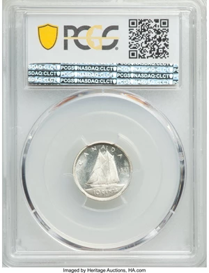 image for: George VI 10 Cents 1941 MS64+ PCGS