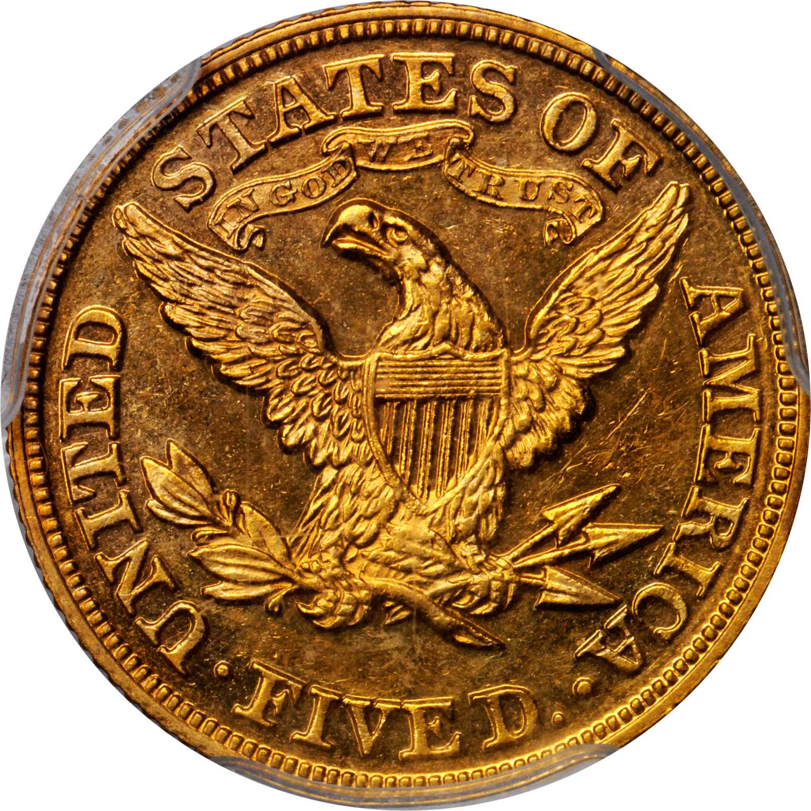 image for: 1867 Liberty Half Eagle. Proof-63 Cameo (PCGS).