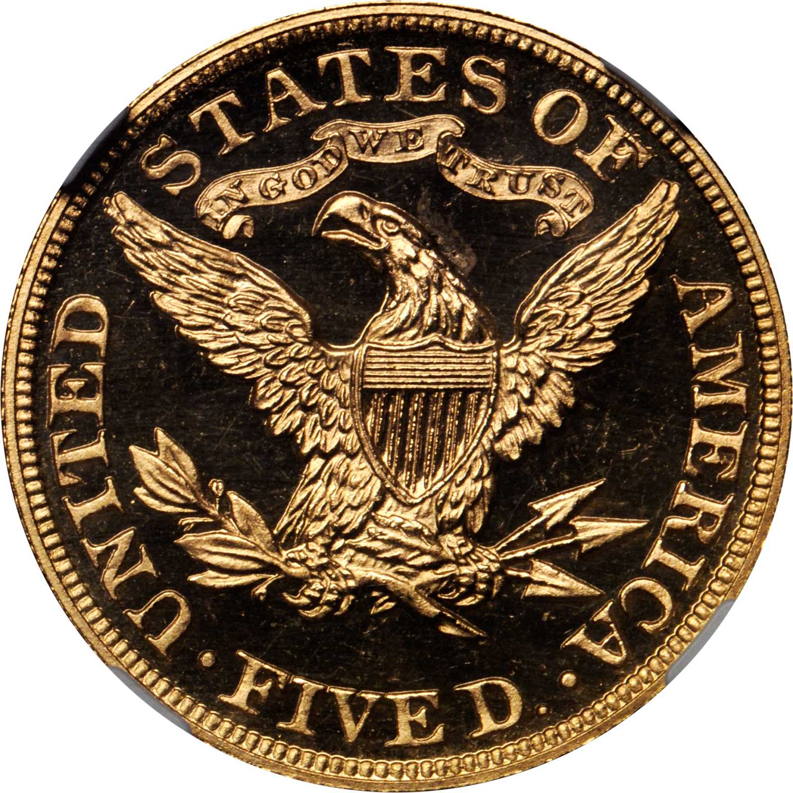 image for: 1885 Liberty Half Eagle. Proof-65 Ultra Cameo (NGC).
