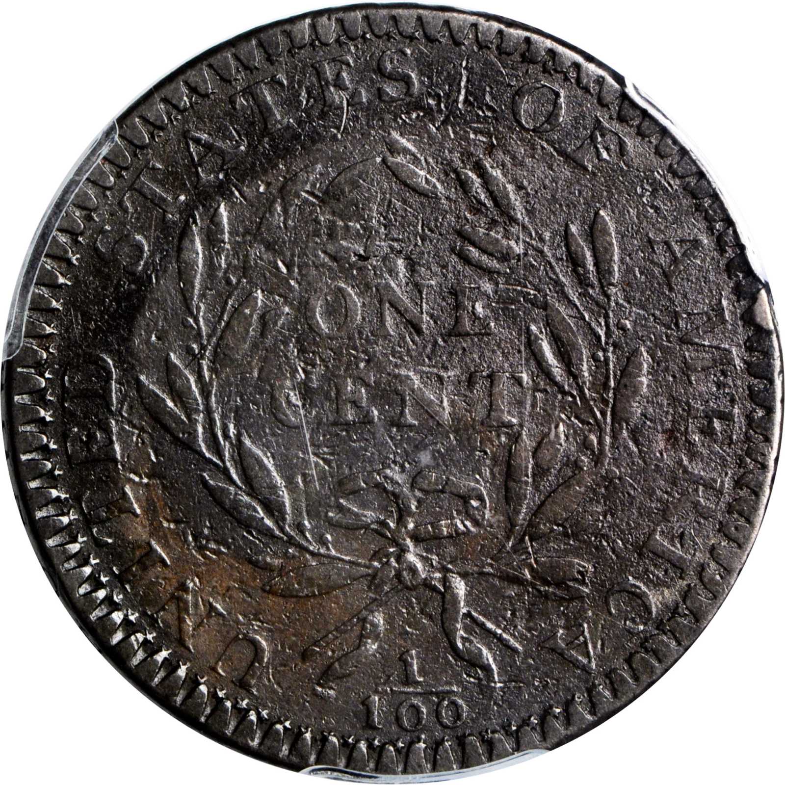 image for: 1794 Liberty Cap Cent. S-48. Rarity-5+. Starred Reverse. VF-25 (PCGS).