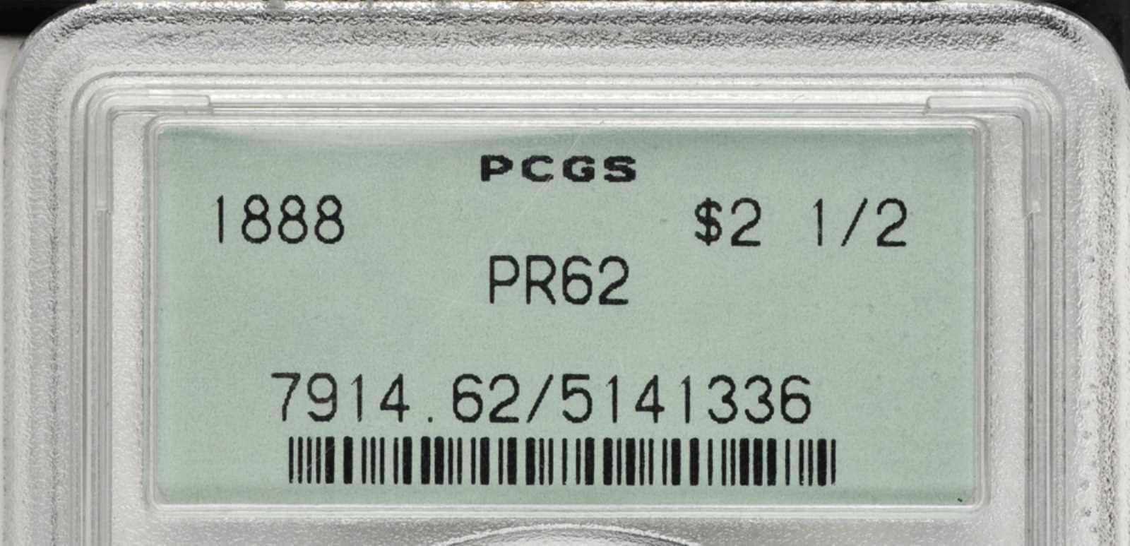 image for: 1888 Liberty Quarter Eagle. Proof-62 (PCGS). OGH.