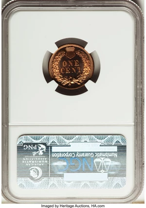 image for: 1879 1C PR66 Red Cameo NGC. ...