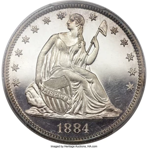 image for: 1884 50C PR66 Deep Cameo PCGS....