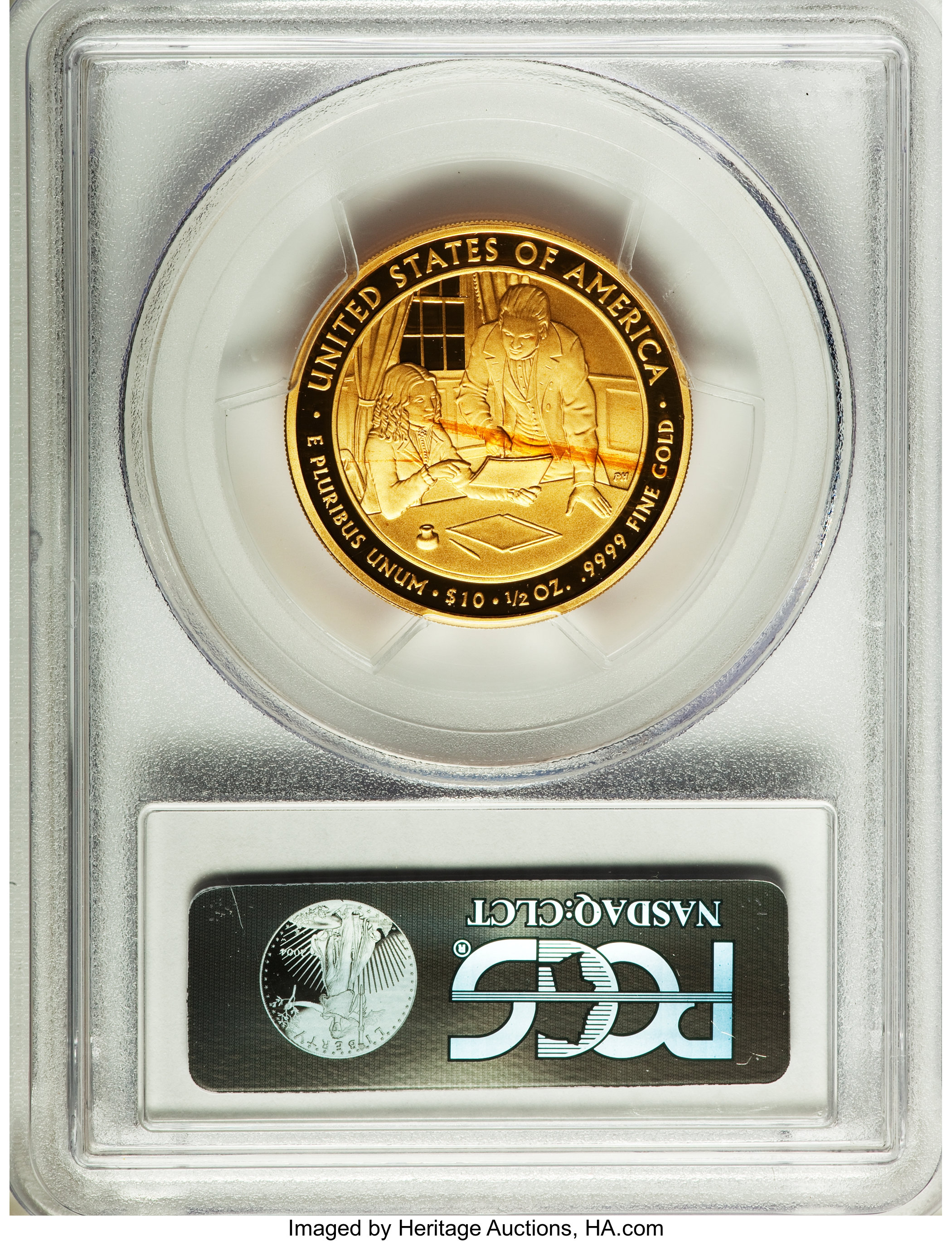 image for: 2009-W $10 Sarah Polk Gold Ten Dollar PR70 Deep Cameo PCGS. PCGS Population (122). NGC Census: (0).  Numismedia Wsl. Price ...