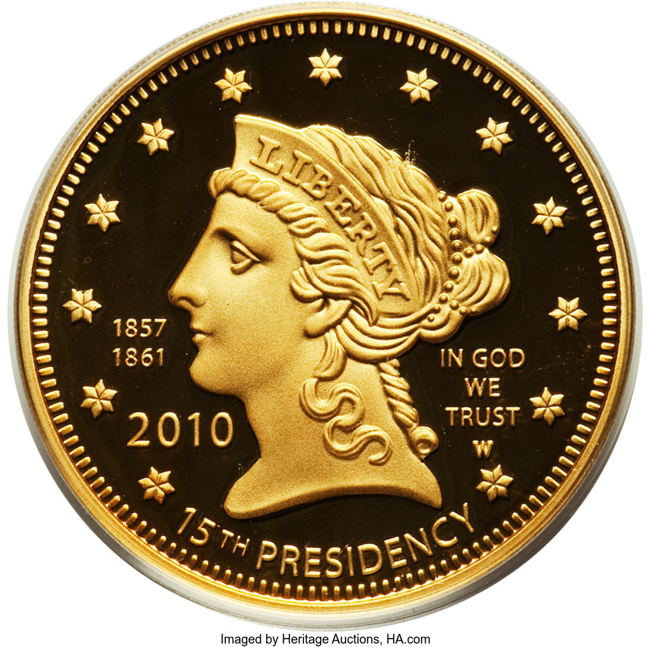 image for: 2010-W $10 Buchanan's Liberty Gold Ten Dollar, First Strike PR70 Deep Cameo PCGS. PCGS Population (70). NGC Census: (918). ...