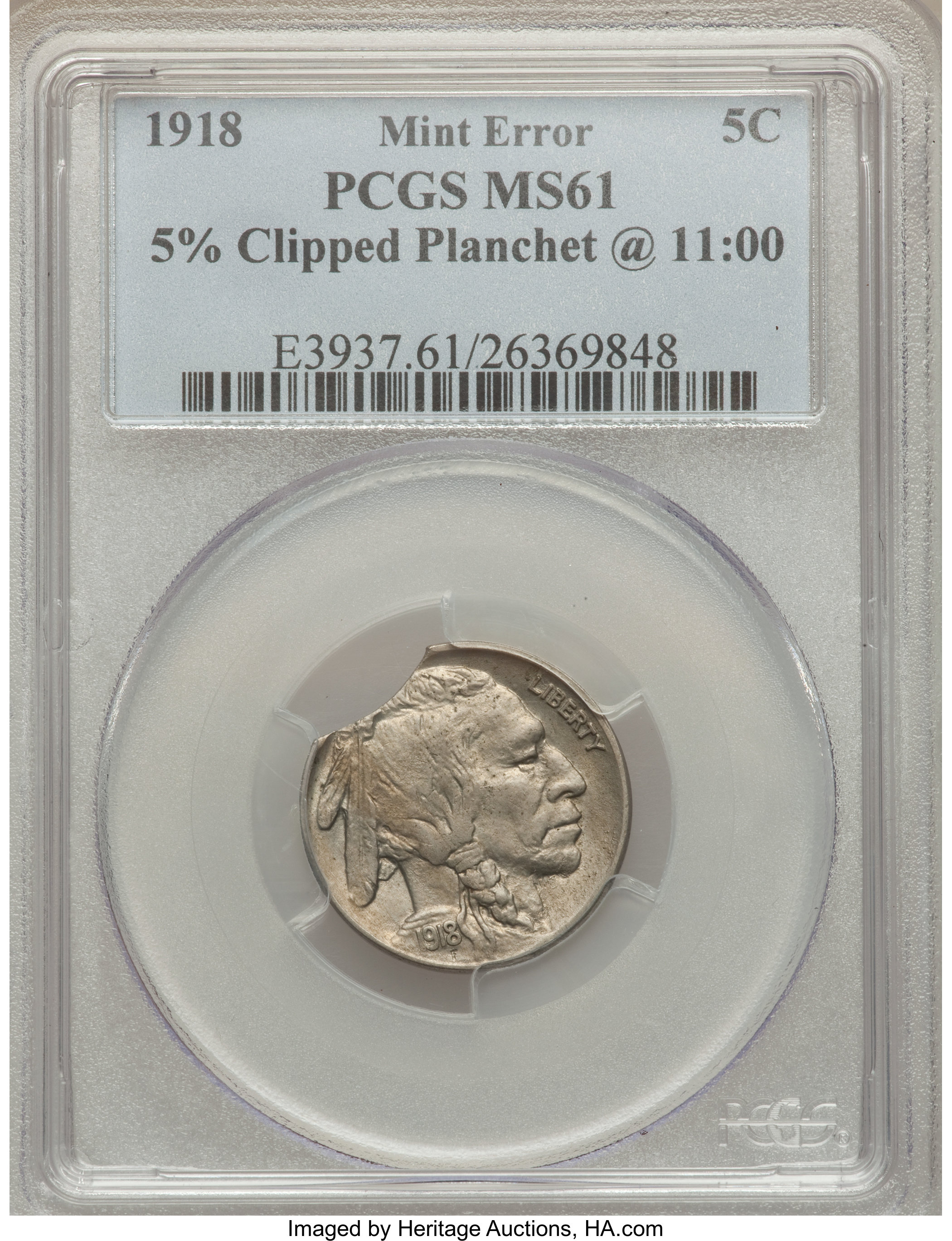 1918 5c VG10 CAC thumbnail 19