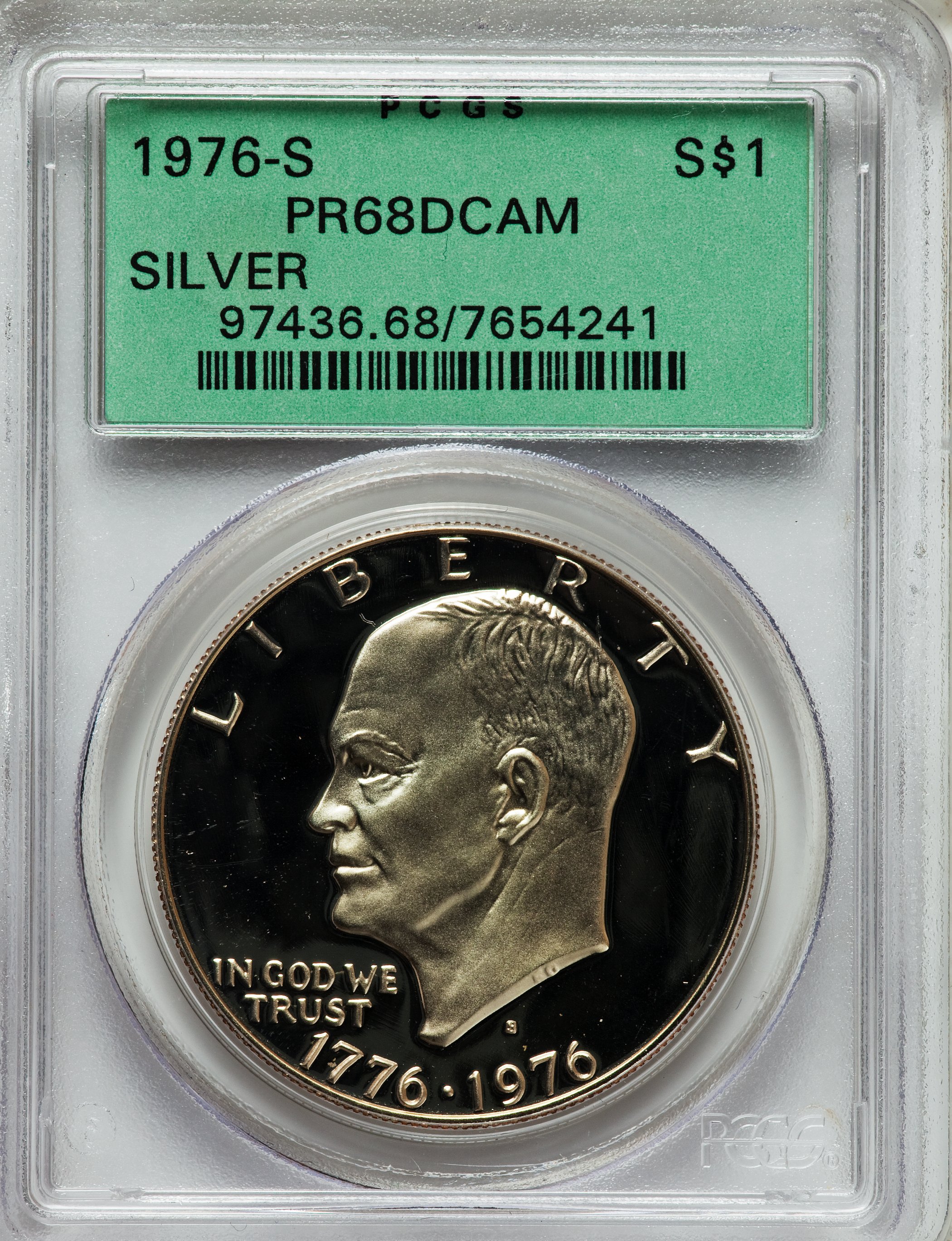1976-S $1  Silver, Type 1 PR DCAM PR68 DCAM thumbnail 12