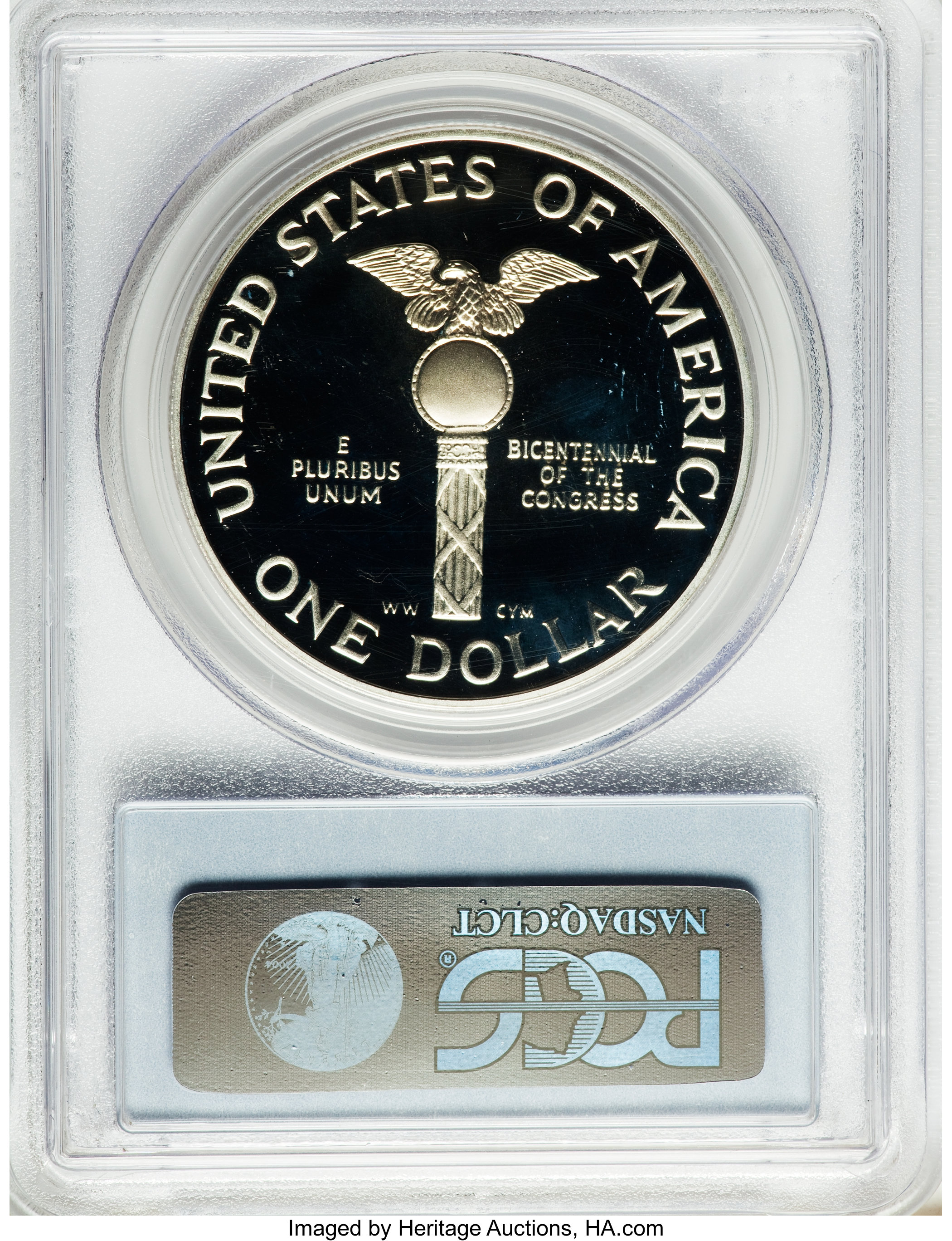 1989-S S$1 Congress Bicentennial PR DCAM PR69 DCAM thumbnail 14