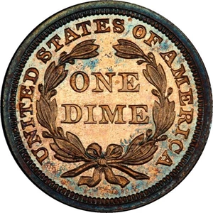 image for: 10C 1848 PCGS PR64 CAC EX SIMPSON