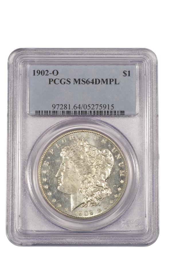 image for: $1 1902-O PCGS MS64 DMPL