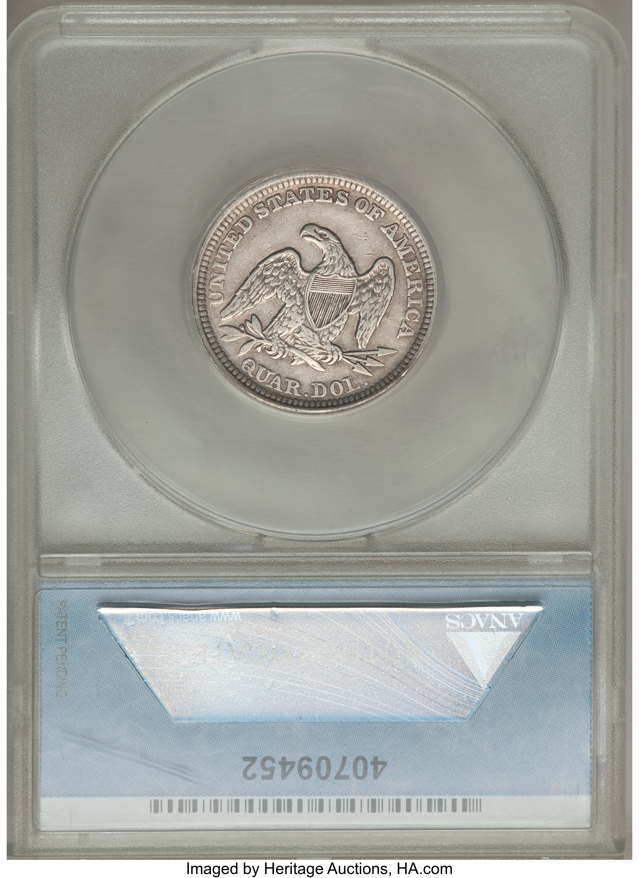 1856 25c VF20 thumbnail 2