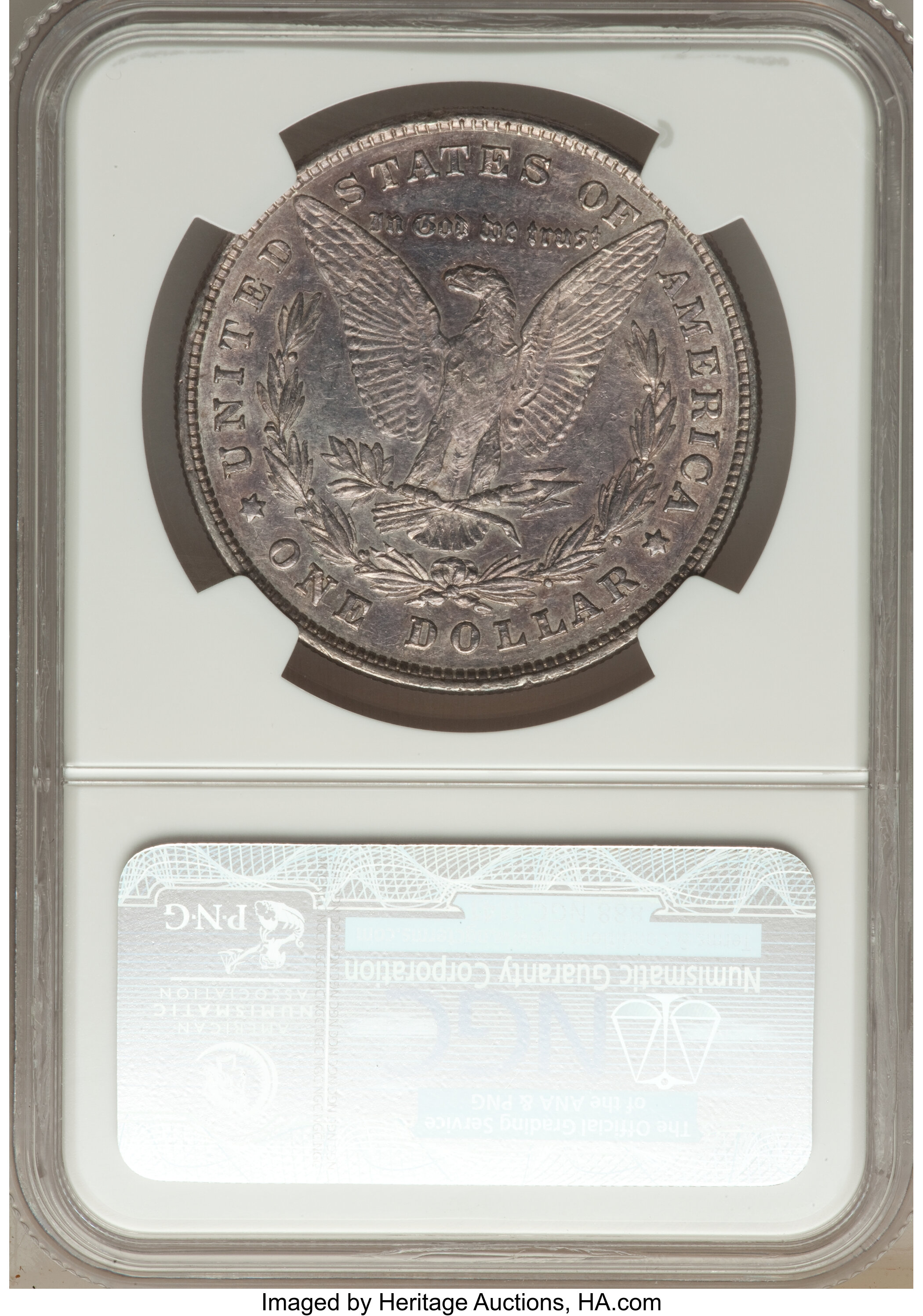 1878 8TF $1  Doubled Date, VAM-20 AU53 CAC thumbnail 2