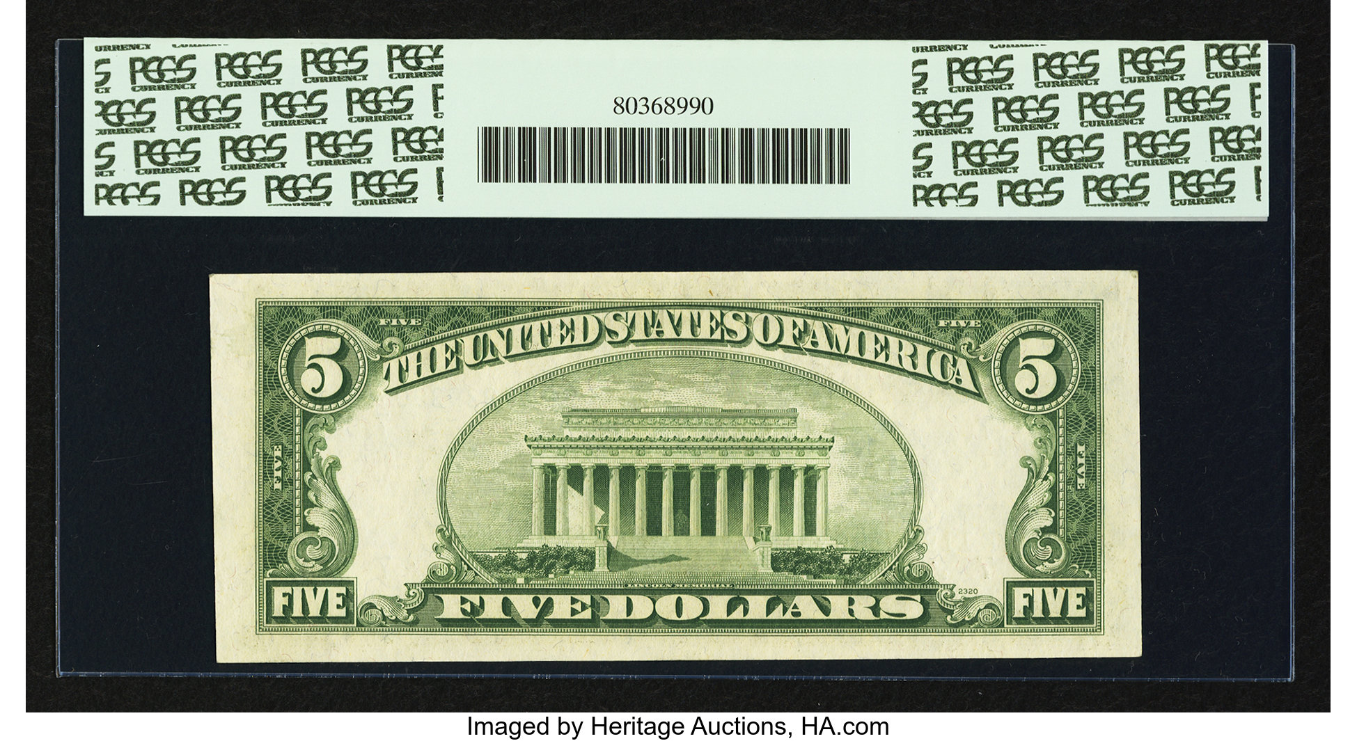 image for: Fr. 1963-G* $5 1950B Federal Reserve Star Note. PCGS Choice New 63PPQ....