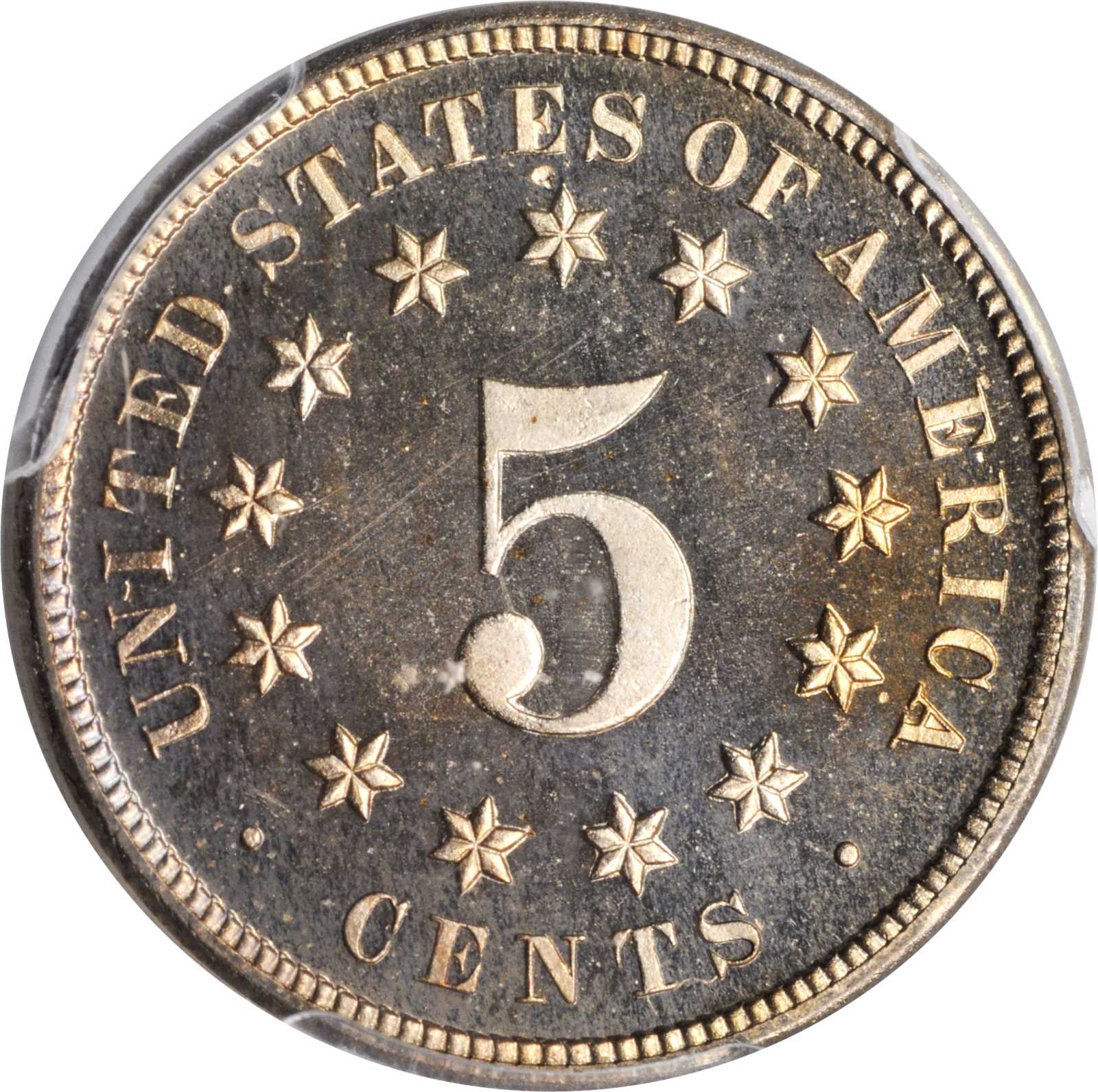 image for: 1878 Shield Nickel. Proof-66+ Deep Cameo (PCGS).