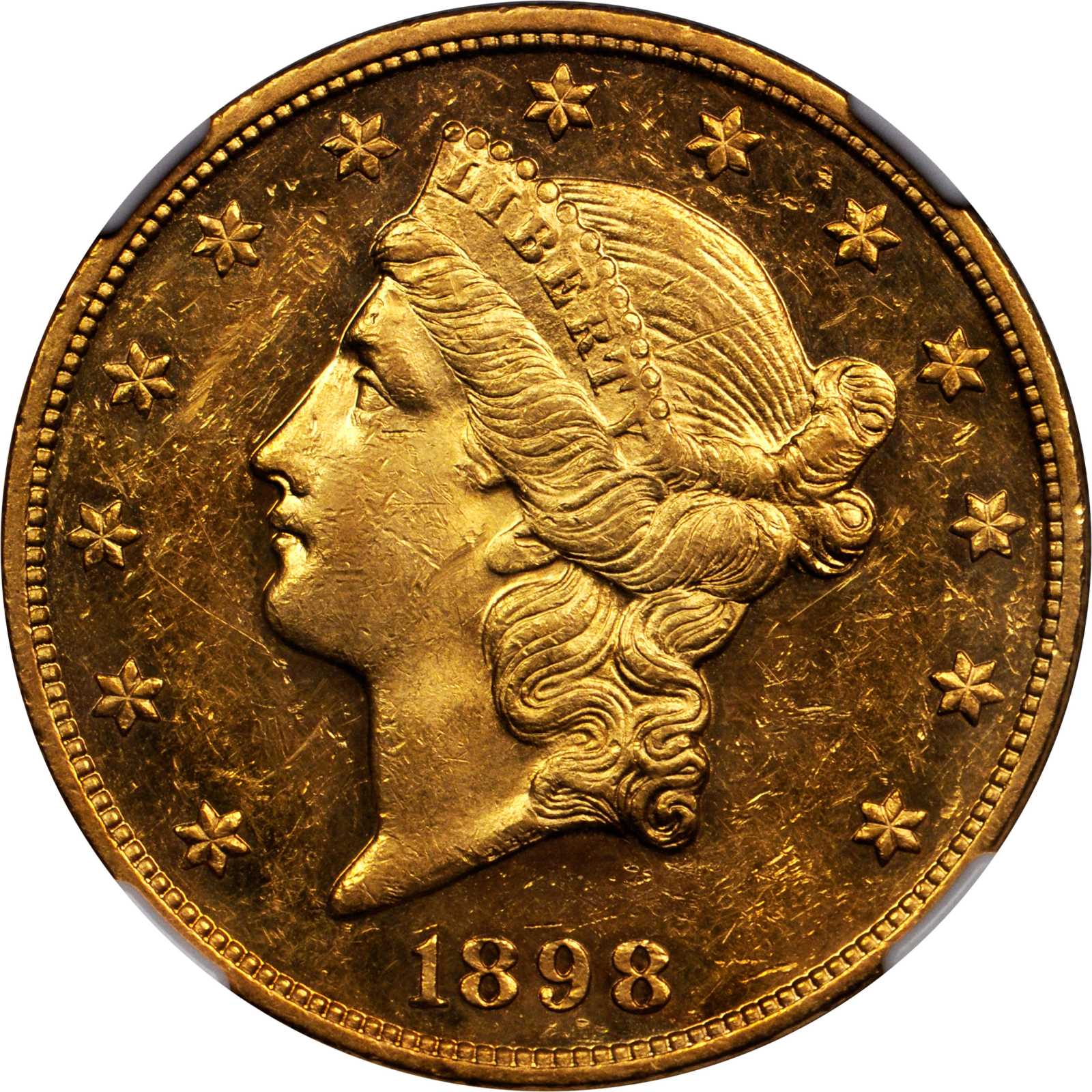 image for: 1898 Liberty Double Eagle. Proof-60 Cameo (NGC).