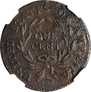 image for: 1794 Liberty Cap Cent. S-28. Rarity-2+. Head of 1794. EF Details--Environmental Damage, Reverse Scratched (NGC).