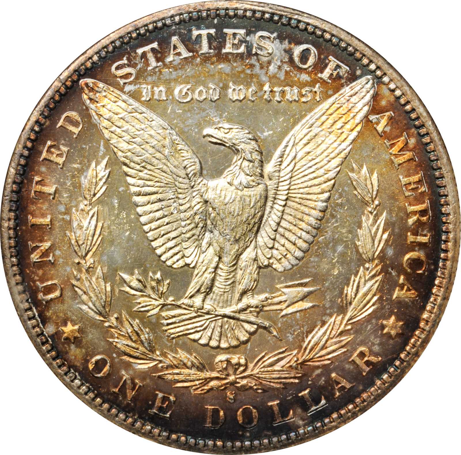 image for: 1894-S Morgan Silver Dollar. MS-63 DMPL (ANACS). OH.