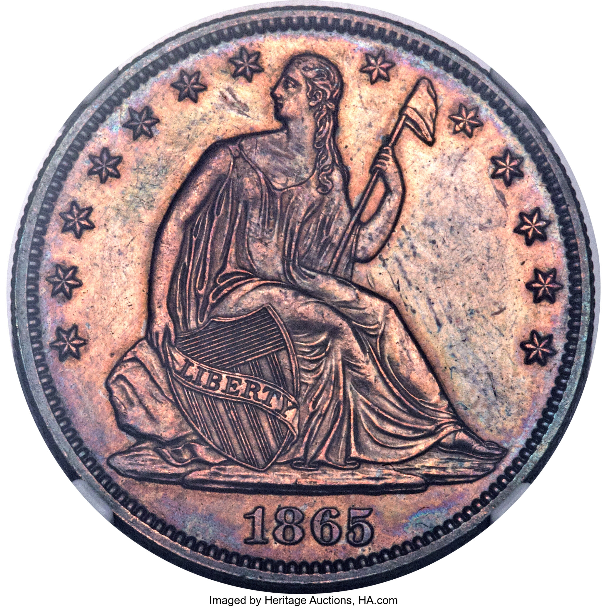 1865 P50c Copper, J-432 PR BN