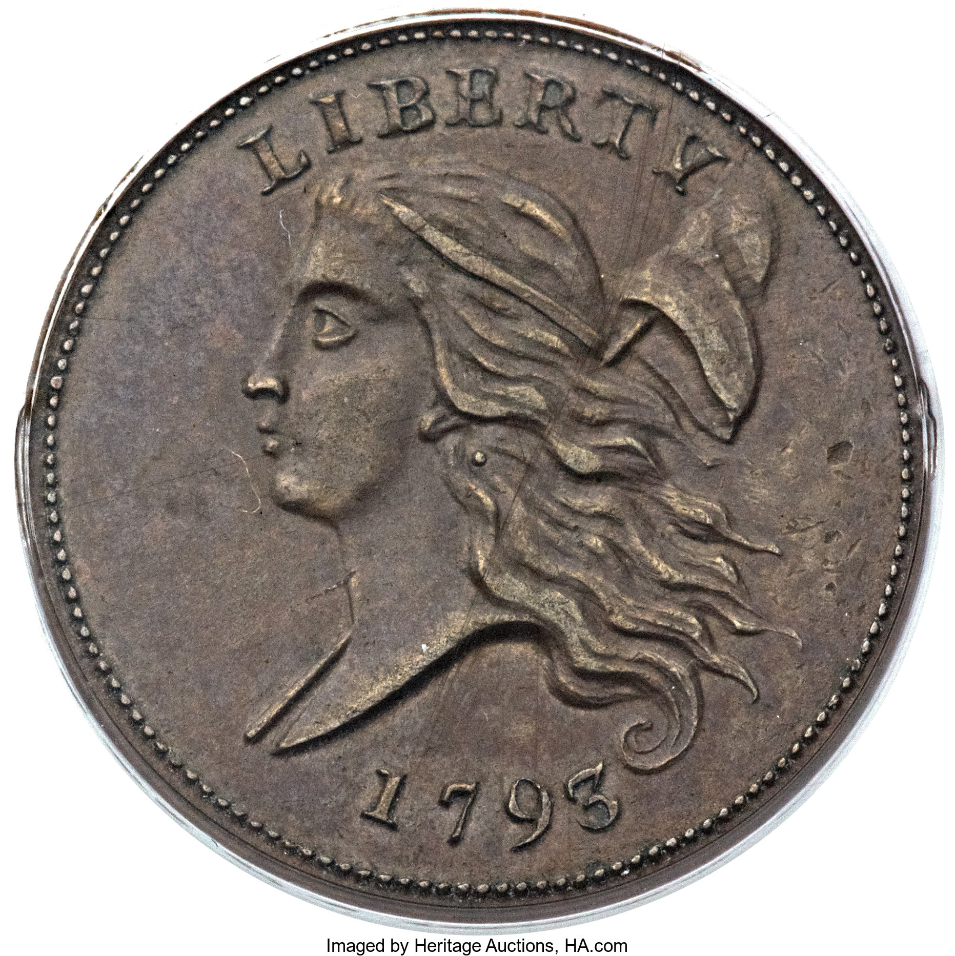 1793 1/2c C-3 MS BN MS61 BN thumbnail 3