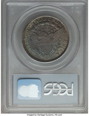 image for: 1803 50C Small 3, Large Reverse Stars MS62 PCGS. CAC. O-104, R.3....