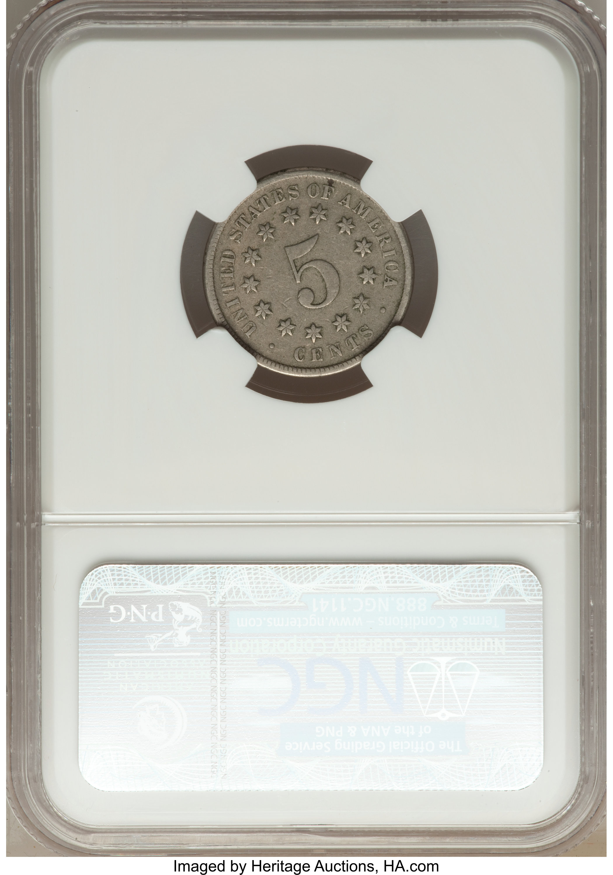 1870 5c VF30 thumbnail 2