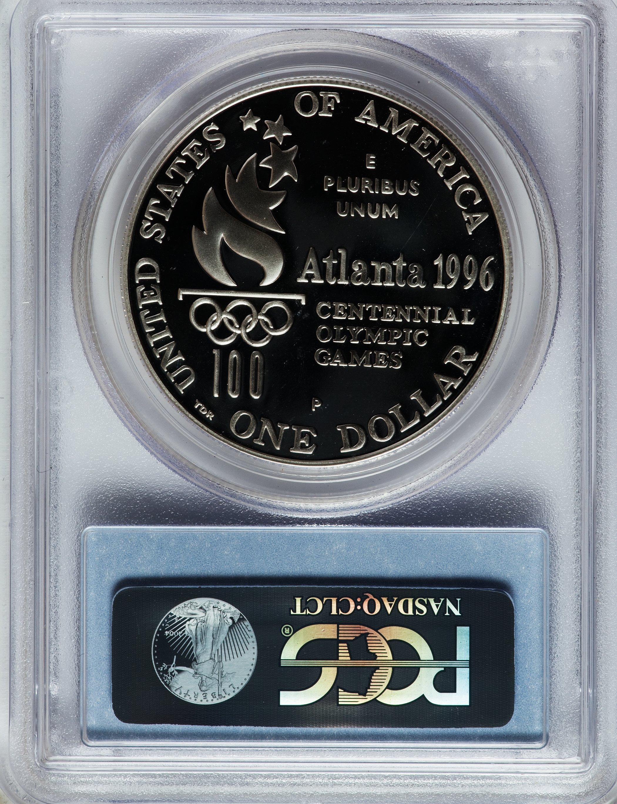 1996-P S$1 Atlanta Olympics High Jump PR DCAM PR69 DCAM thumbnail 14