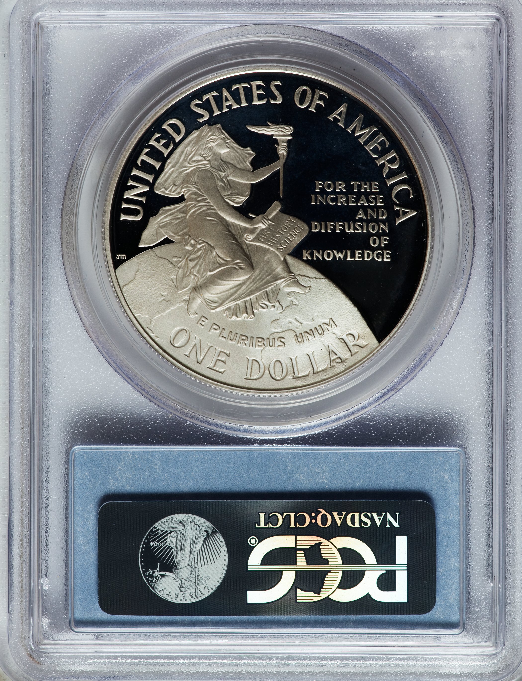 1996-P S$1 Smithsonian Institution 150th Anniversary PR DCAM PR69 DCAM thumbnail 10