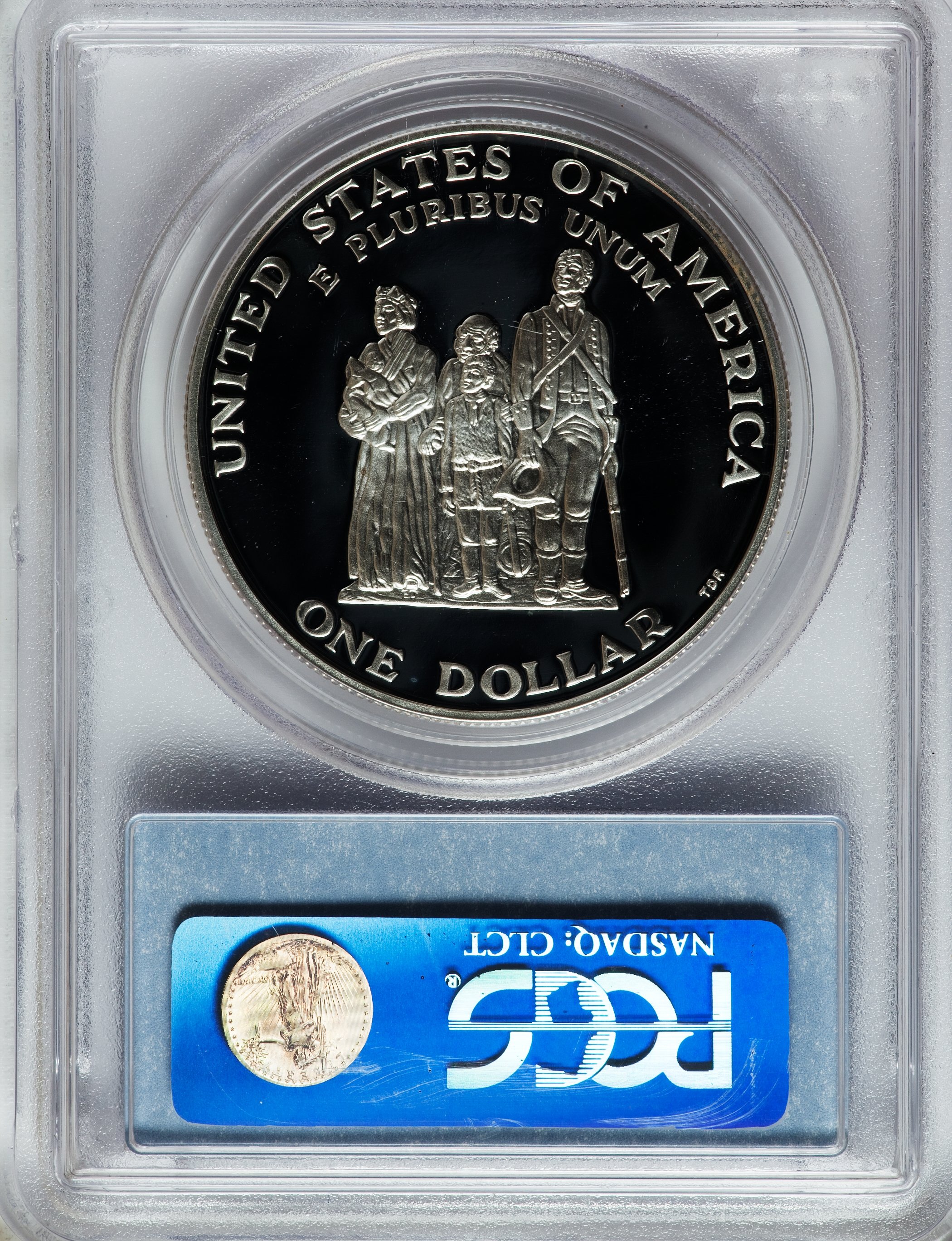1998-S S$1 Black Revolutionary War Patriots, Crispus Attucks PR DCAM PR69 DCAM thumbnail 8