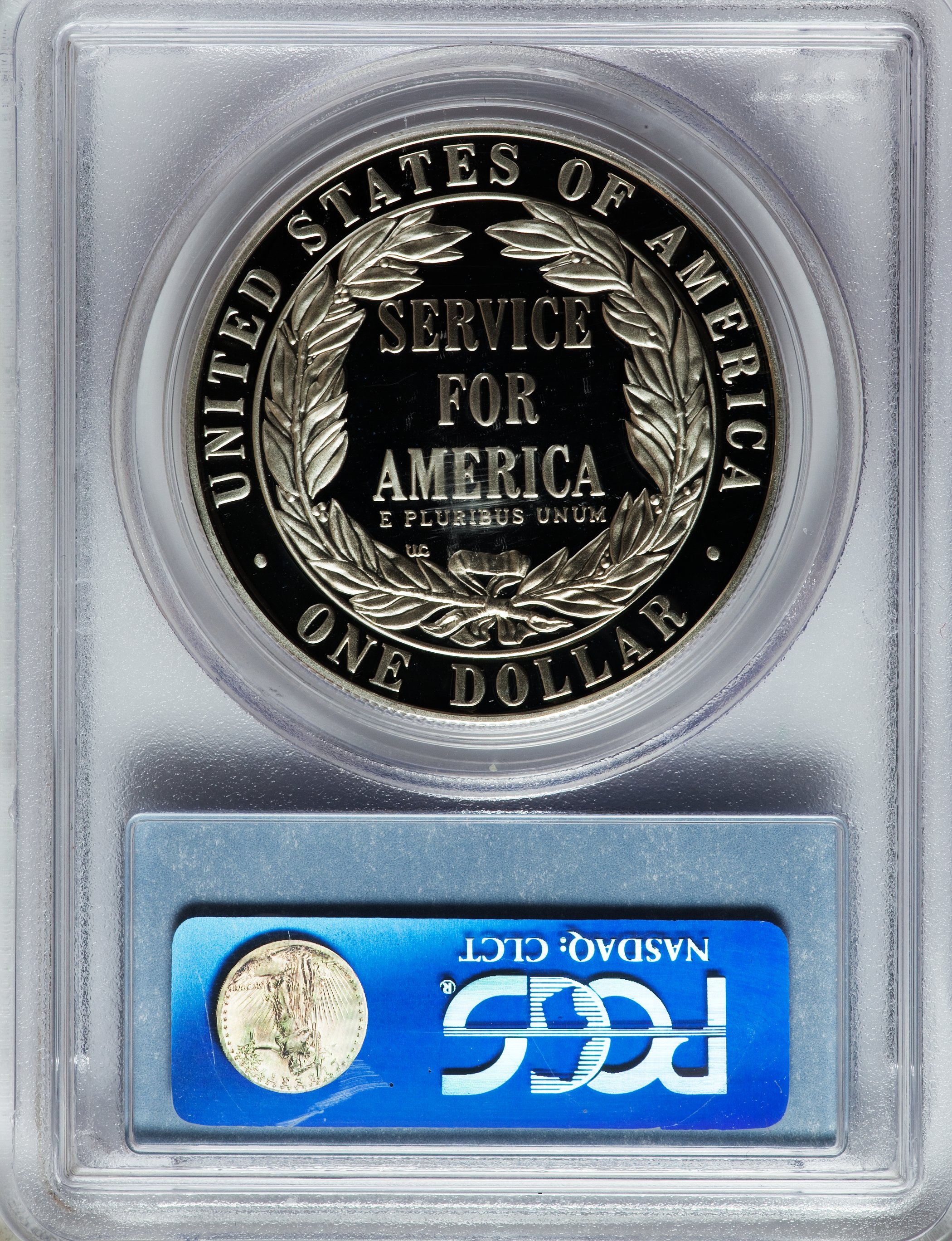 1996-S S$1 National Community Service PR DCAM PR69 DCAM thumbnail 2