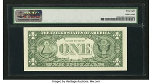 image for: Fr. 1903-H $1 1969 Federal Reserve Note. PMG Superb Gem Unc 68....