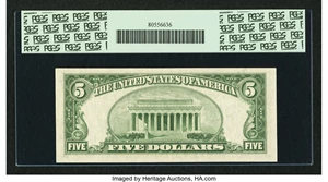 image for: Fr. 1963-K $5 1950B Federal Reserve Note. PCGS Choice New 63PPQ....