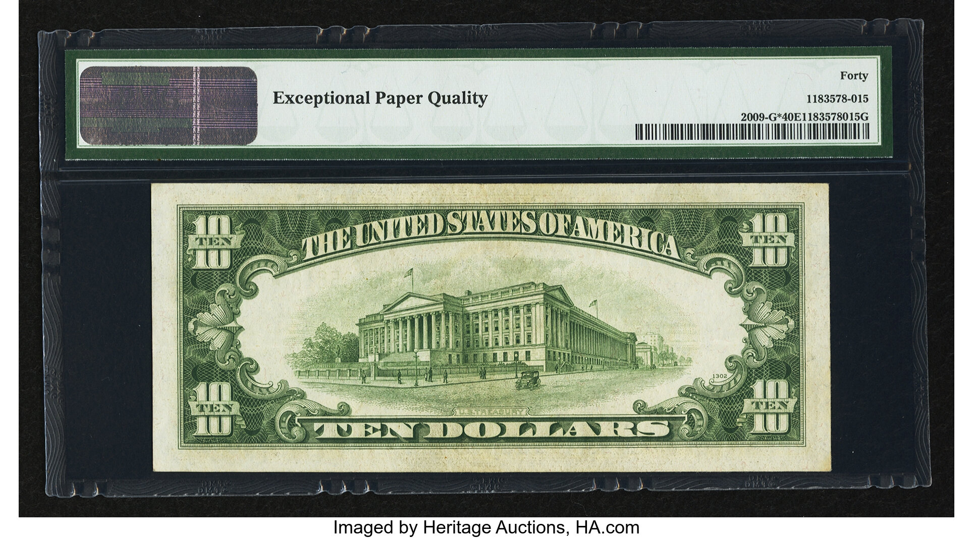 image for: Fr. 2009-G* $10 1934D Federal Reserve Star Note. PMG Extremely Fine 40 EPQ....