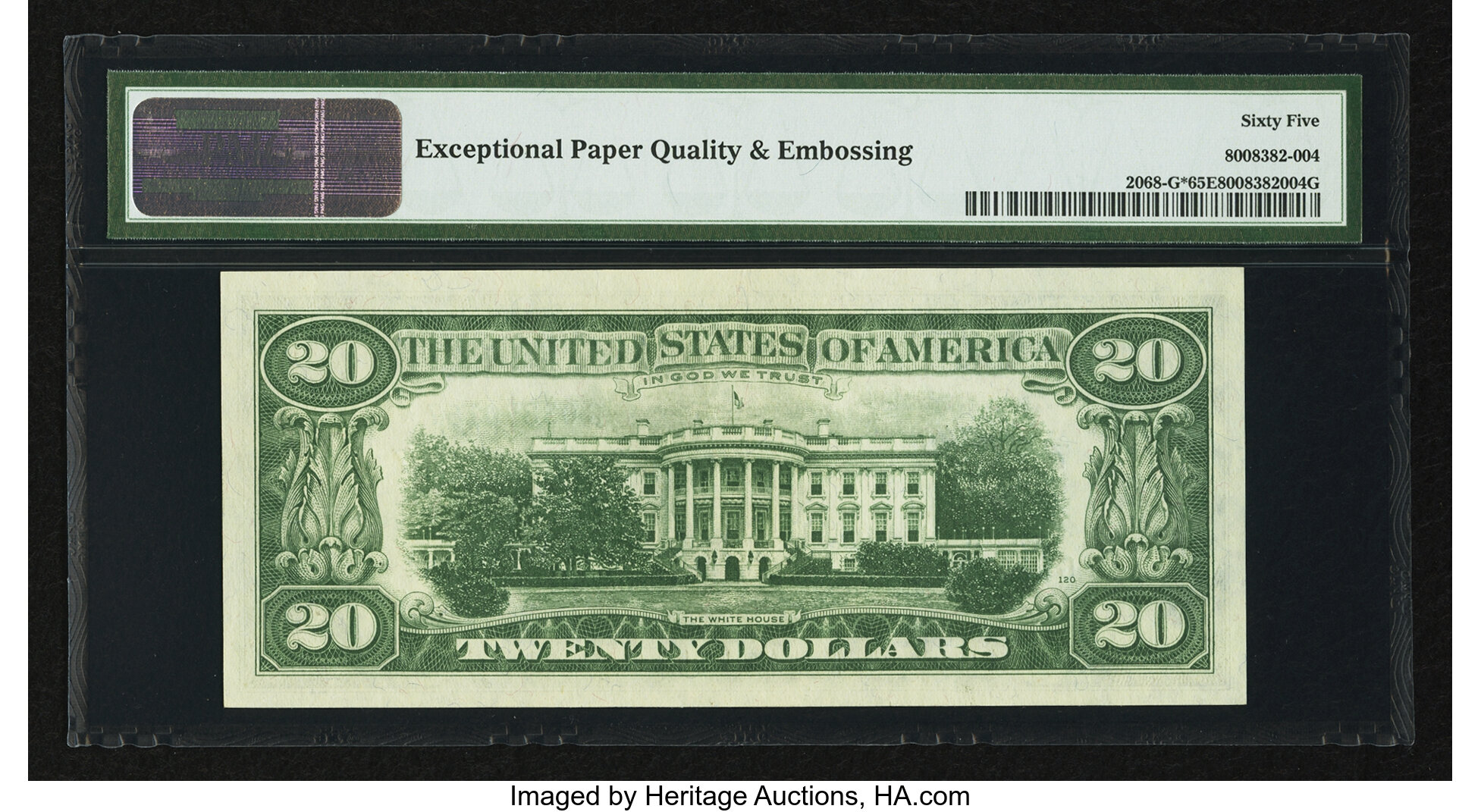 image for: Fr. 2068-G* $20 1969A Federal Reserve Star Note. PMG Gem Uncirculated 65 EPQ....