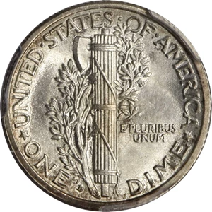 image for: 1916-D Mercury Dime. MS-65 (PCGS).