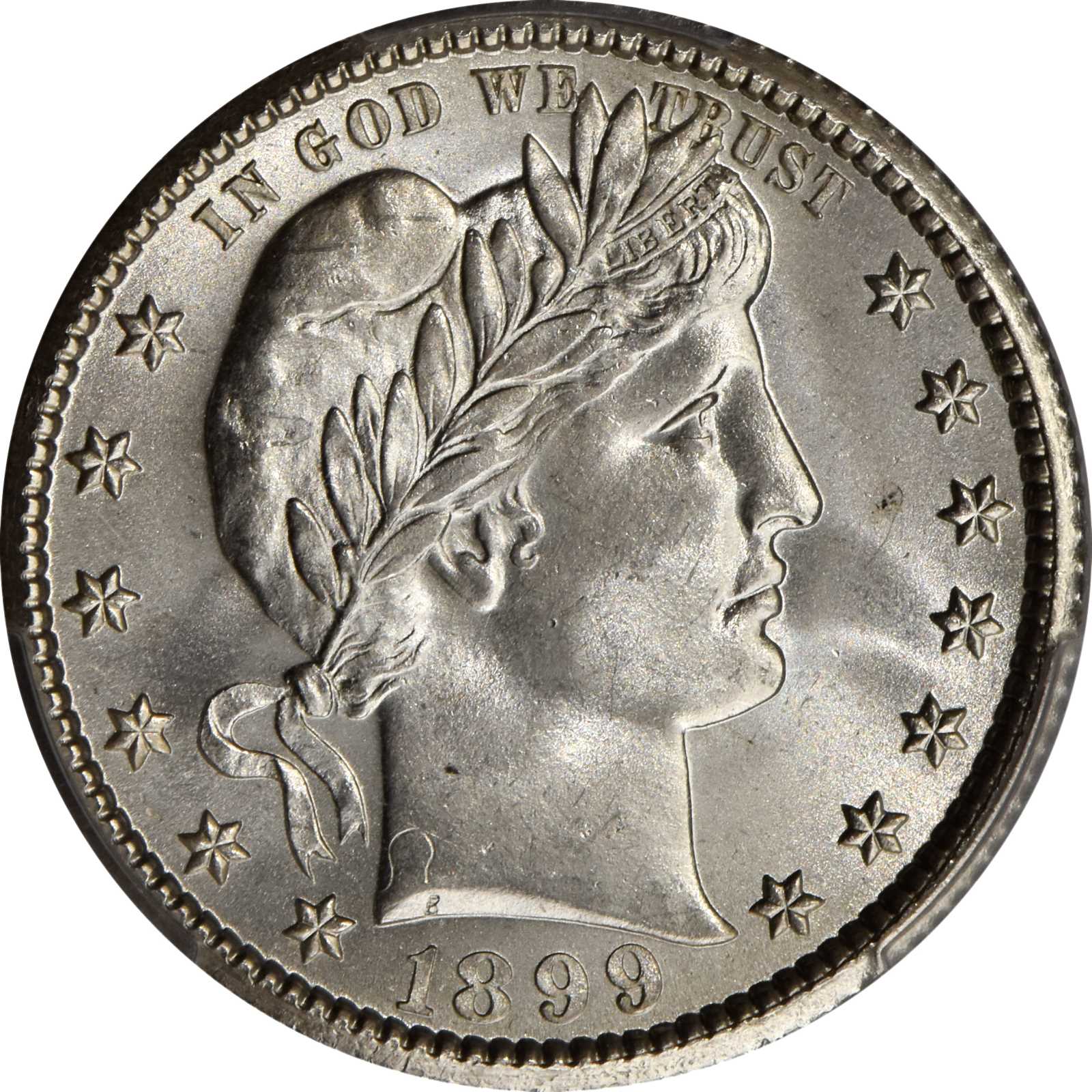 image for: 1899-O Barber Quarter. MS-66 (PCGS).
