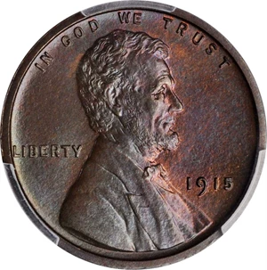 image for: 1915 Lincoln Cent. Proof-67 BN (PCGS). CAC.