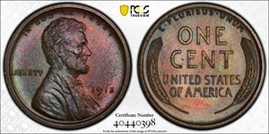 image for: 1915 Lincoln Cent. Proof-67 BN (PCGS). CAC.