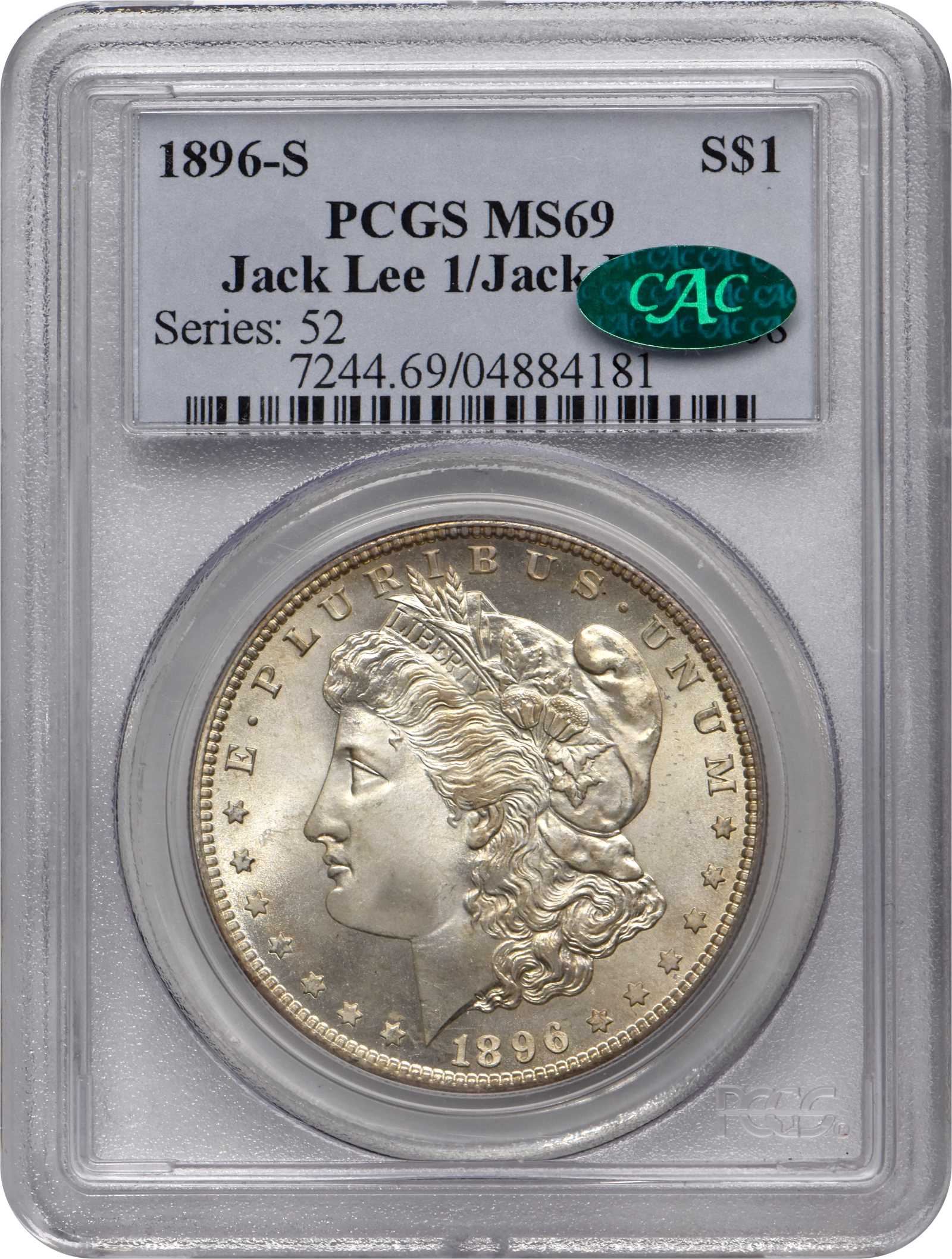 1896-S $1 MS69 thumbnail 3