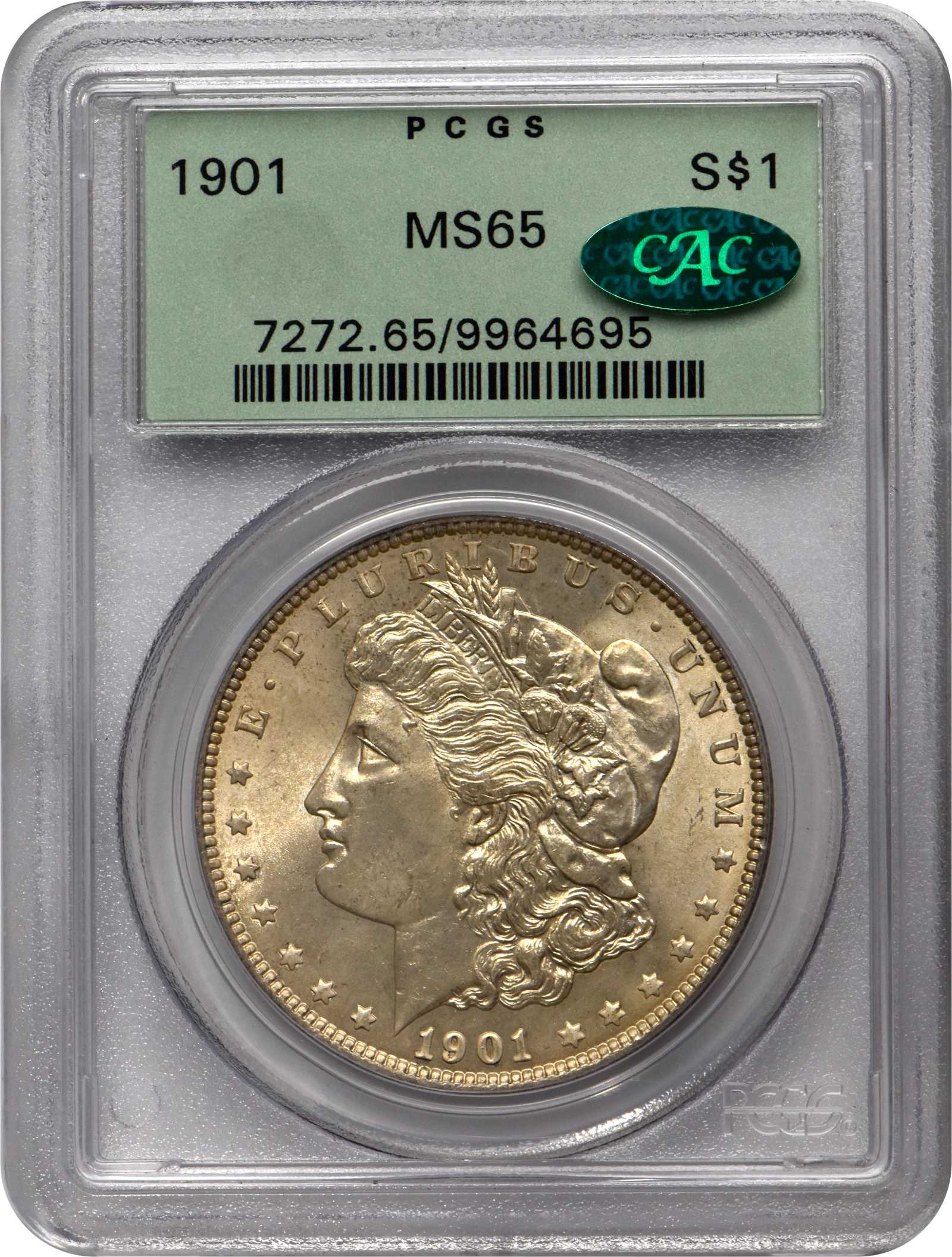 1901 $1 MS65 thumbnail 3