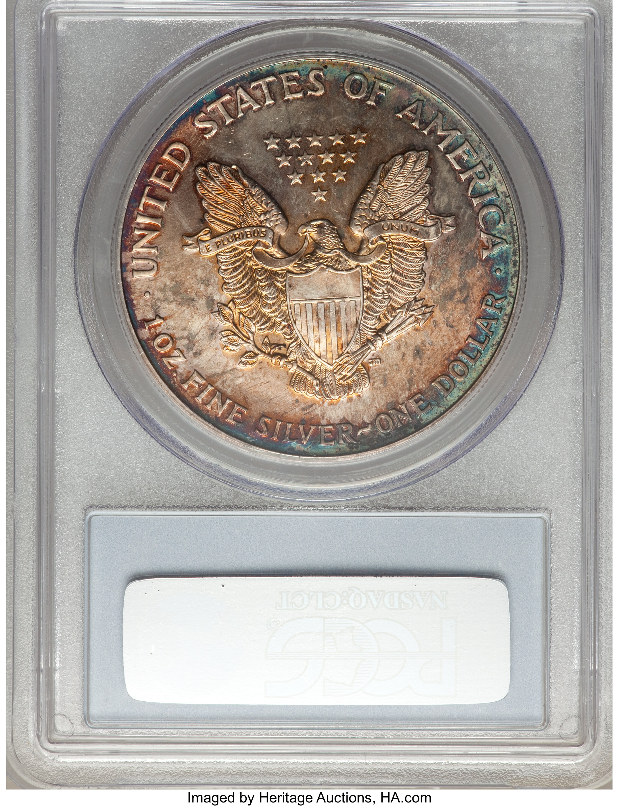 2002 $1  Silver Eagle MS64 thumbnail 4