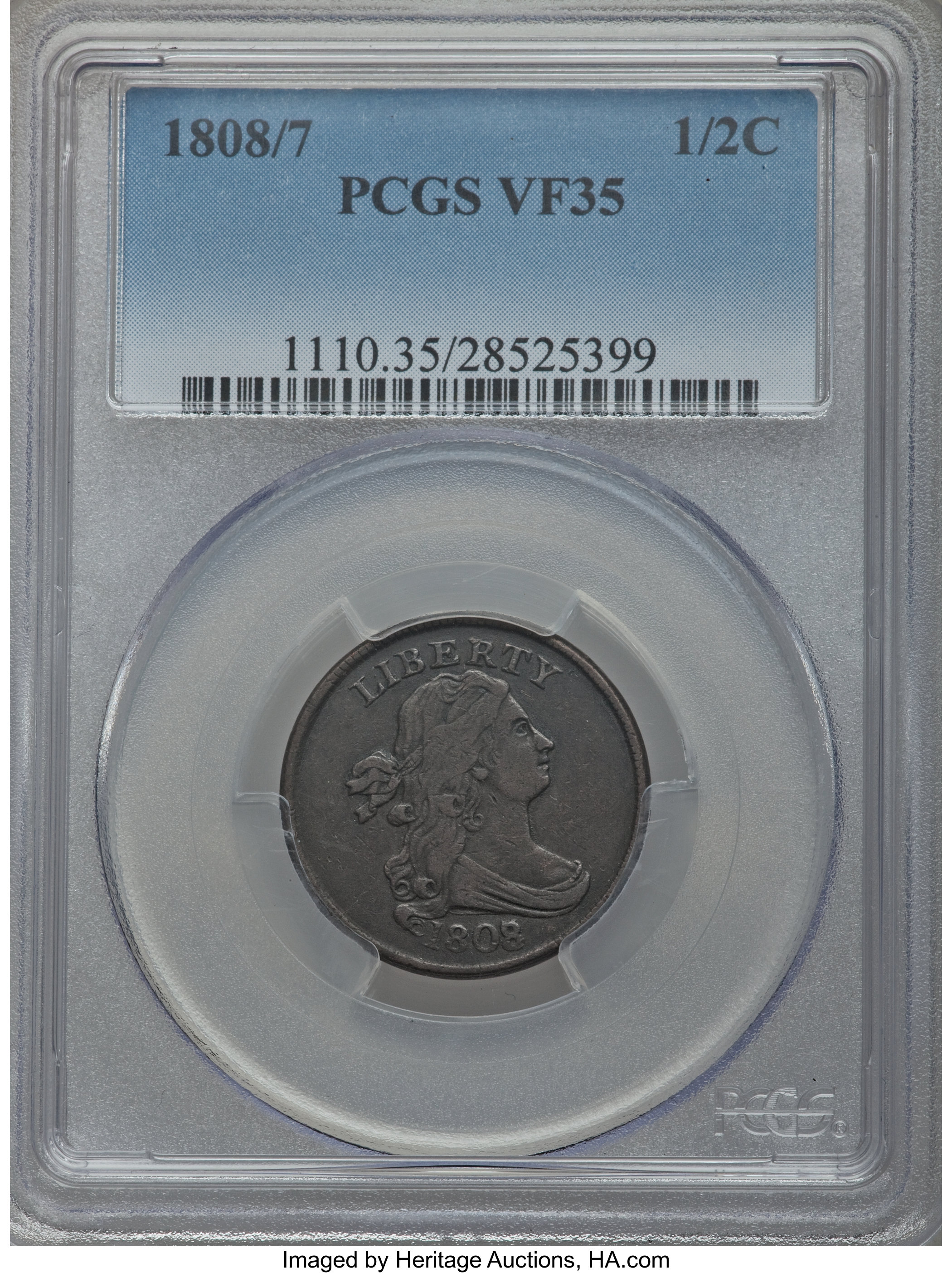 1808/7 1/2c MS BN MS64 BN thumbnail 25
