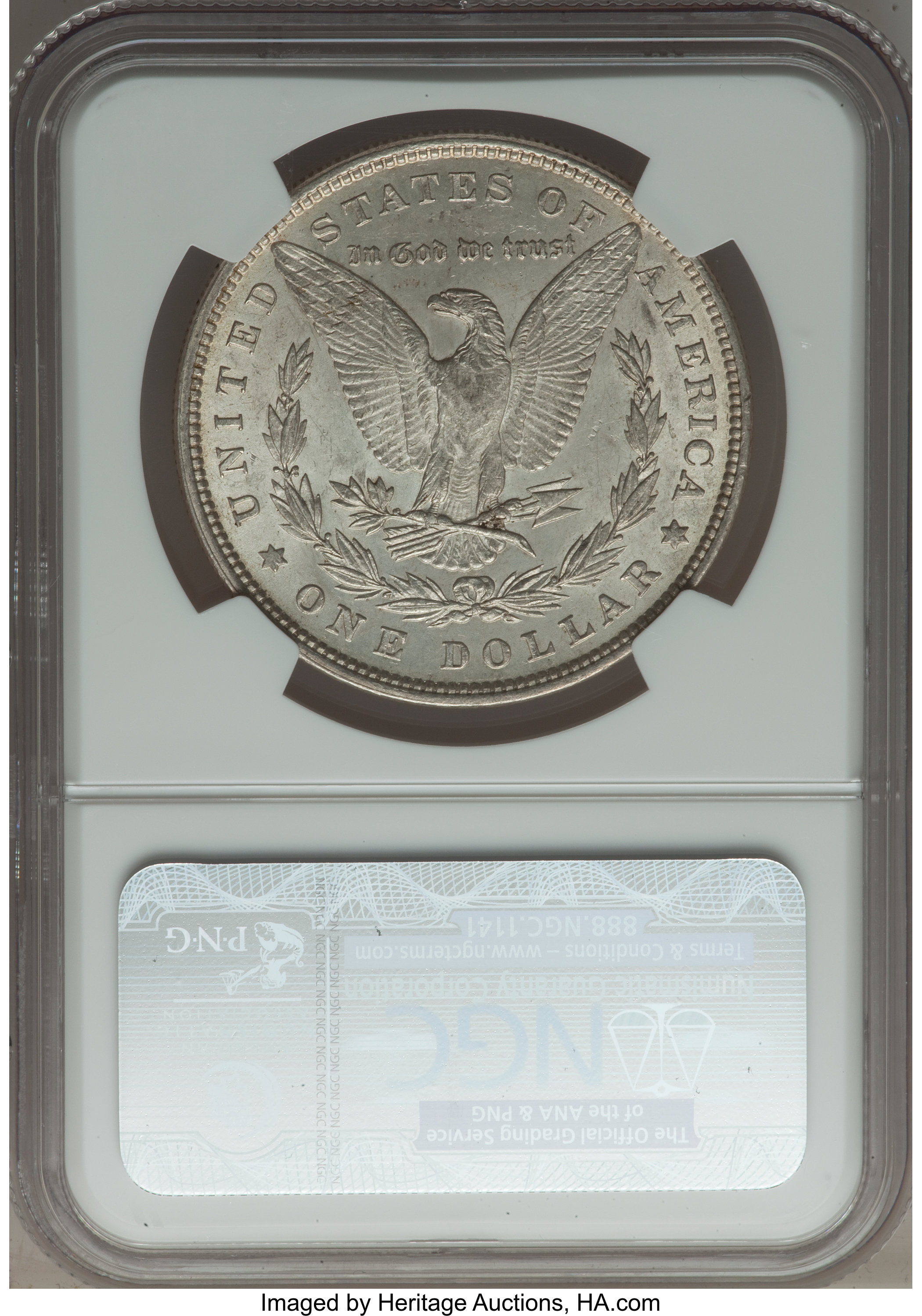 1880 $1  Checkmark, VAM-16 AU53 thumbnail 7