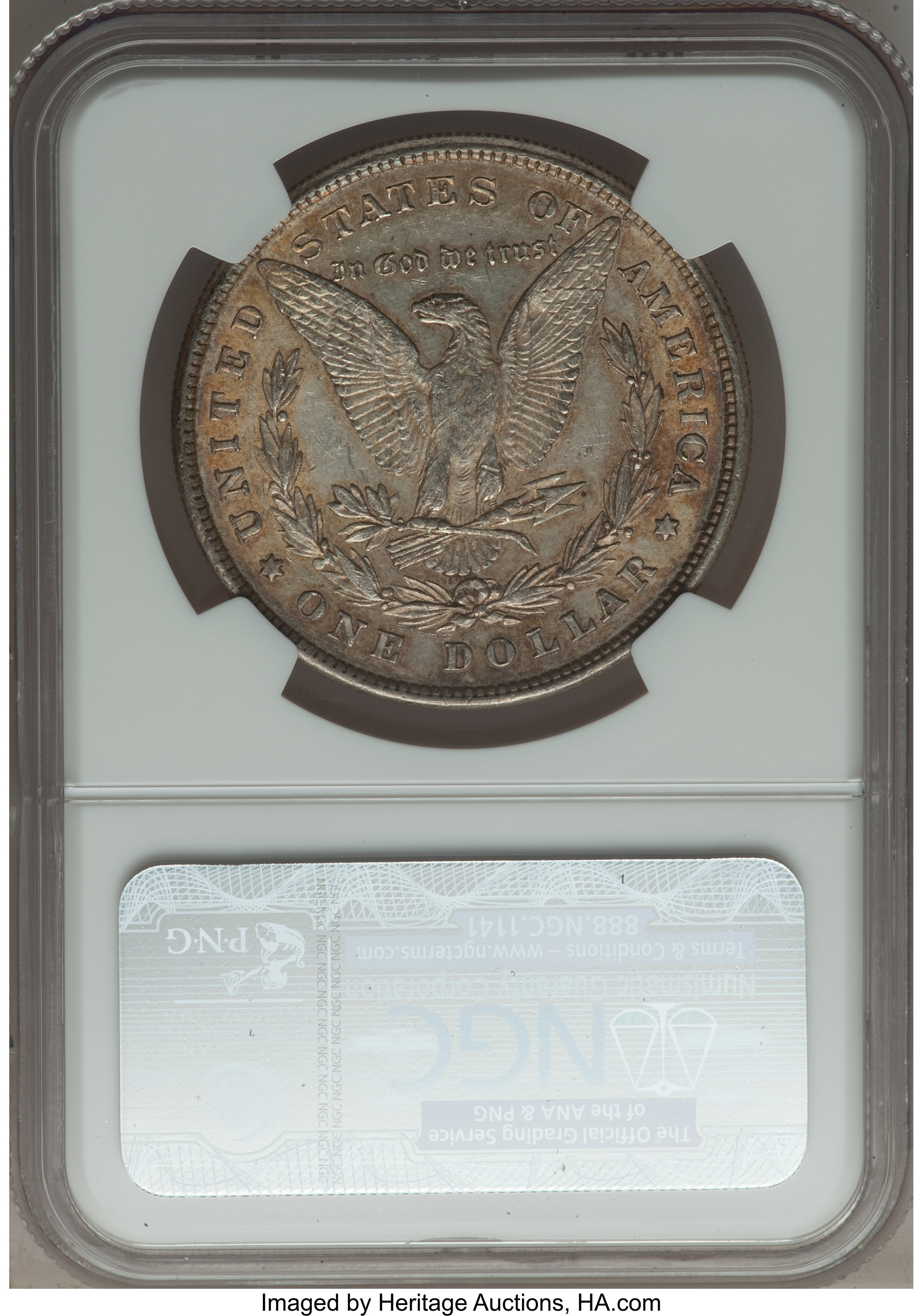 1878 8TF $1  Cracked Bonnet, VAM-14.10 VF20 thumbnail 15
