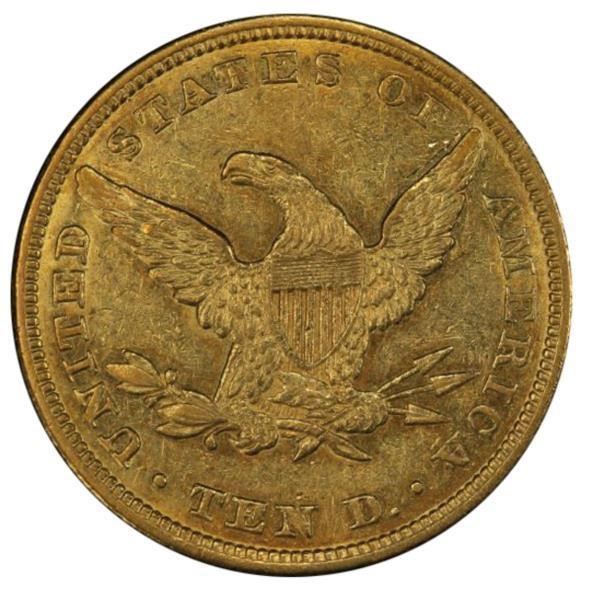 image for: $10 1844 PCGS AU55