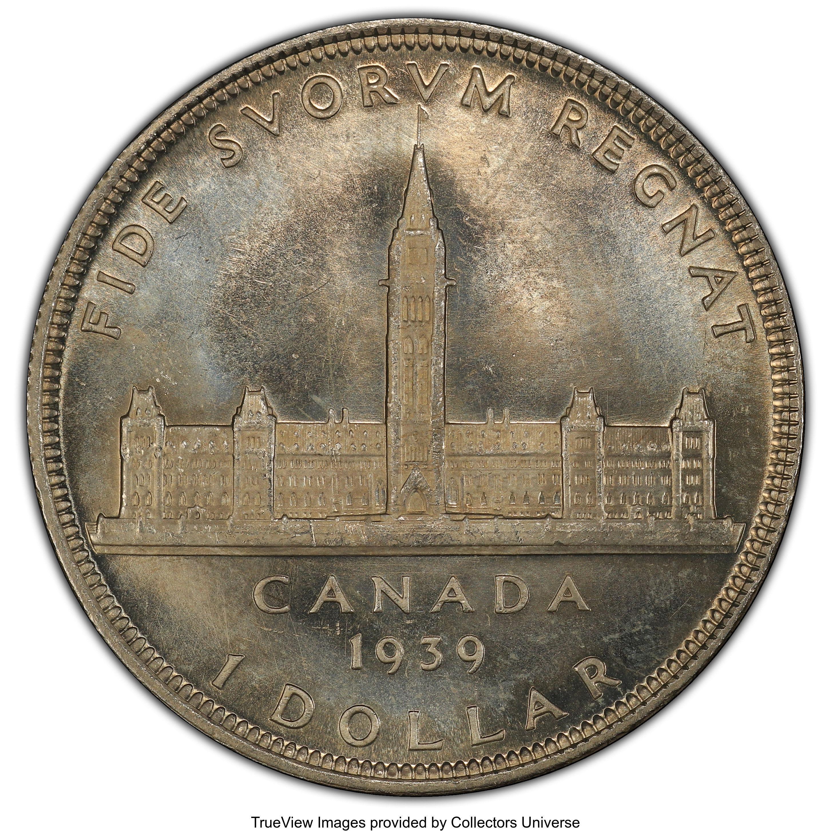 image for: George VI "Royal Visit" Dollar 1939 MS63 PCGS